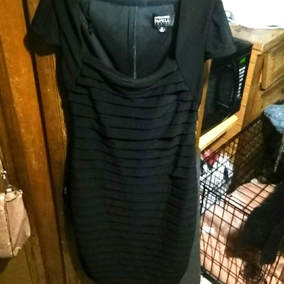 Black Adrianna papell dress - Picture 2 of 2